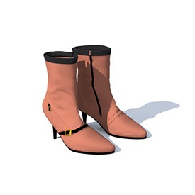 Heeled boots 3D Object | FREE Artlantis Objects Download